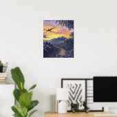 Poster OEil aux yeux (Bureau à domicile)