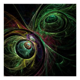 Poster OEil aux yeux Art Abstrait