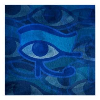Poster OEil bleu