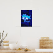 Poster OEil bleu (Cuisine)