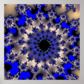 Poster OEil bleu et argent (Devant)