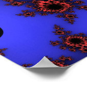 Poster OEil bleu et orange (Coin)