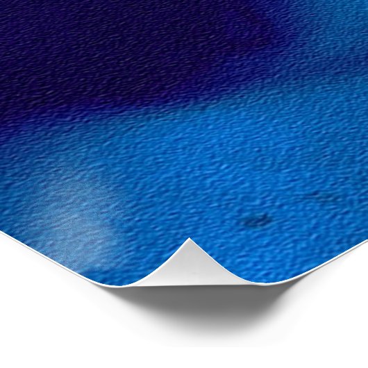 Poster Oeil bleu-vert (Coin)