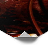 Poster OEil caméra Steampunk (Coin)