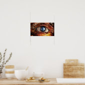 Poster OEil caméra Steampunk (Cuisine)