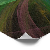 Poster Oeil coloré (Coin)