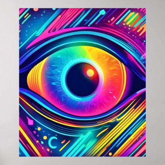 Poster OEil cosmique des rêves (Devant)