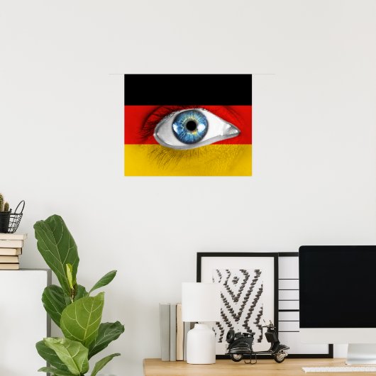 Poster OEil d'Allemagne (Bureau à domicile)