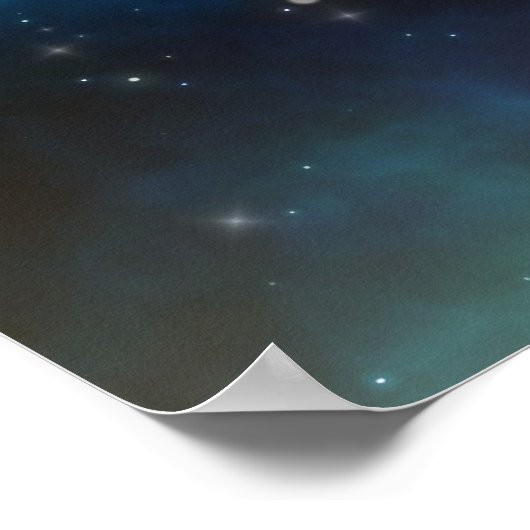Poster OEil dans l'espace (Coin)
