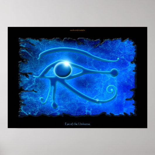 Poster OEIL D'ART égyptien HORUS (Devant)