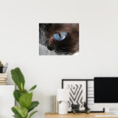Poster Oeil de chat (Bureau à domicile)