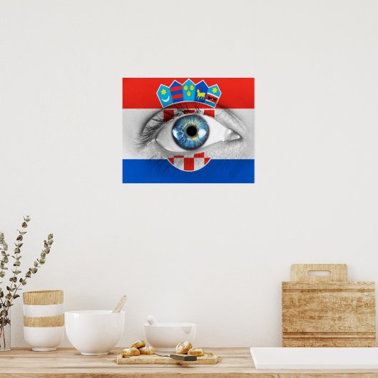 Poster Oeil de Croatie (Cuisine)