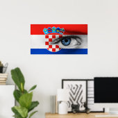 Poster Oeil de Croatie (Bureau à domicile)