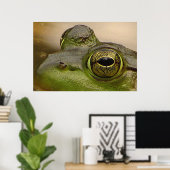 Poster OEil de grenouille (Bureau à domicile)
