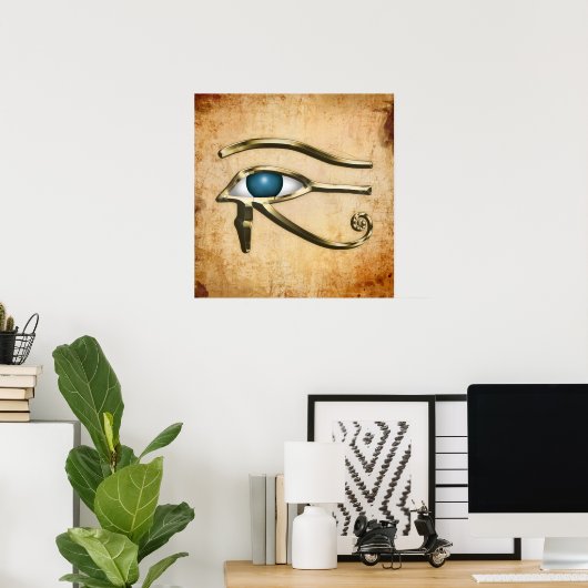 Poster OEil de Horus (Bureau à domicile)