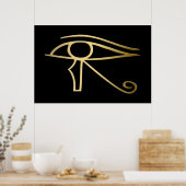 Poster OEil de Horus symbole égyptien (Cuisine)