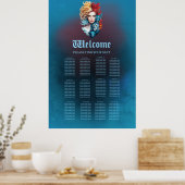 Poster Oeil de lion et cheveux étoilés (Cuisine)