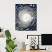 Poster Œil de l'ouragan (Bureau à domicile)
