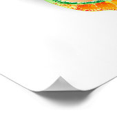 Poster Oeil de paon arc-en-ciel (Coin)