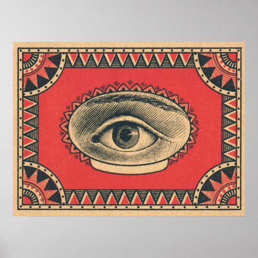 Poster oeil de sagesse (Devant)