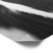 Poster Oeil de vache Holstein noir et blanc (Coin)