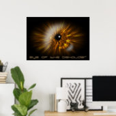 Poster Oeil du spectateur (Bureau à domicile)