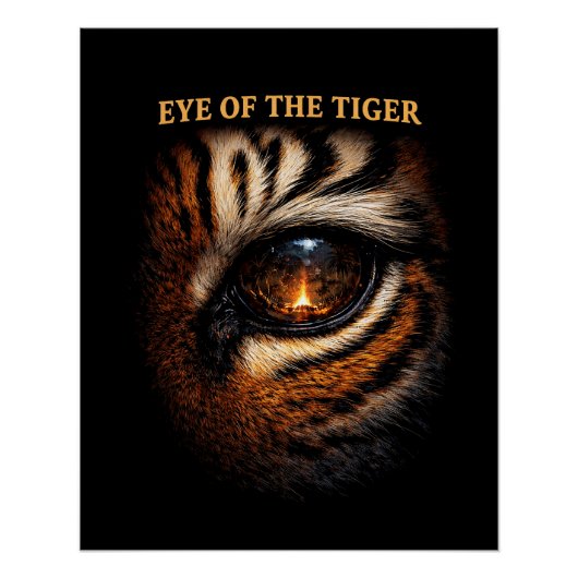 Poster Œil du Tigre (Devant)