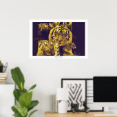 Poster Oeil du tigre (Bureau à domicile)