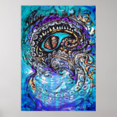 Poster OEil d'un monstre marin (Devant)