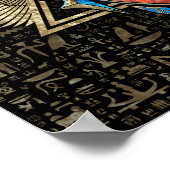 Poster OEil égyptien de Horus - Ornement de Wadjet (Coin)