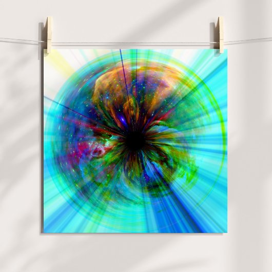 Poster OEil en Orion Unique Digital Space Art