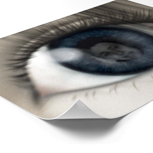 Poster oeil espion (Coin)