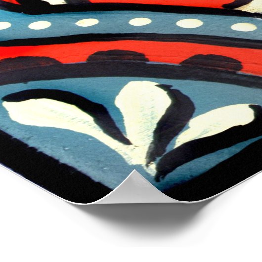 Poster Oeil gitan bleu (Coin)