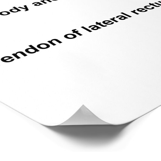 Poster oeil humain (Coin)