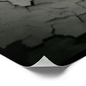 Poster Oeil humain entouré de peau Peeling (Coin)