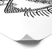 Poster Oeil inspiré 2 (Coin)