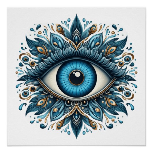 Poster Oeil malin (Devant)