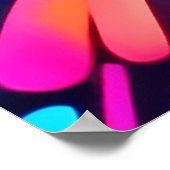 Poster Oeil Néon du Cosmos (Coin)