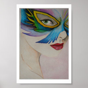 Poster Oeil papillon