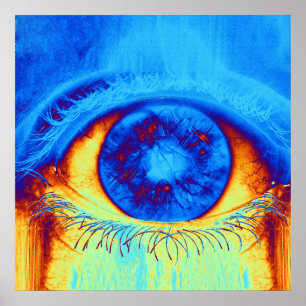 Poster Oeil psychédélique