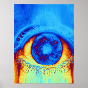 Poster Oeil psychédélique