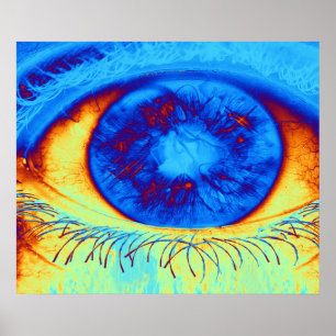 Poster Oeil psychédélique