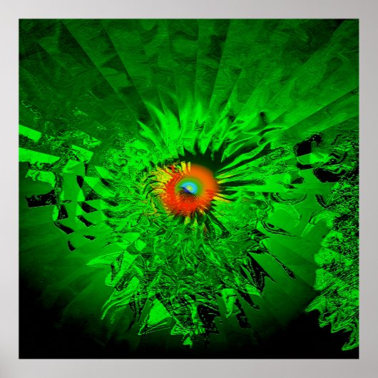 Poster Oeil psychédélique..... (Devant)