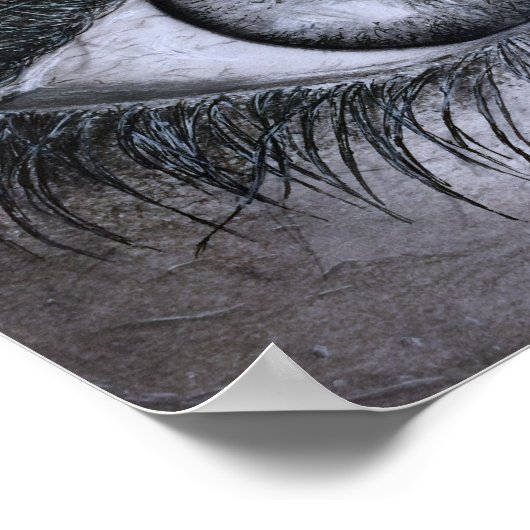 Poster Oeil unique (Coin)