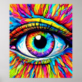 Poster OEil vibrant (Devant)
