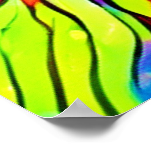 Poster OEil vibrant (Coin)