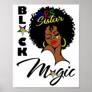 Poster Oes Black Sistar Ordre Magique L'Etoile Orientale