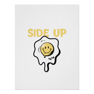 Poster Œuf au plat Design de tee-shirt graphique