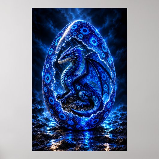 Poster Œuf de dragon Blue Seeker (Devant)