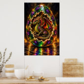 Poster Œuf de dragon orné de joyaux (Cuisine)